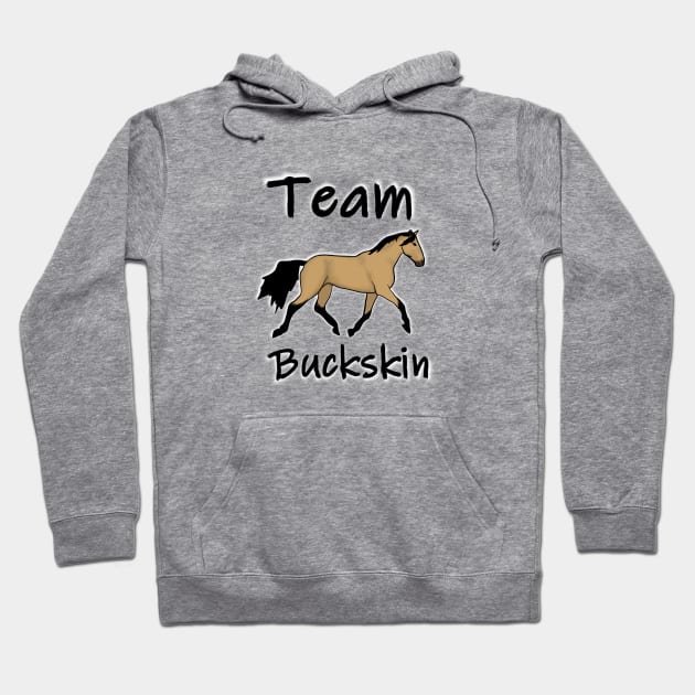 Team Buckskin horse Hoodie by RedHeadAmazona